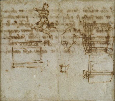 Study of an Octagonal building by Michelangelo Buonarroti